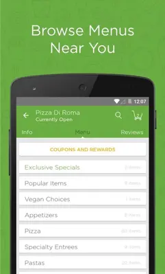 EatStreet android App screenshot 2